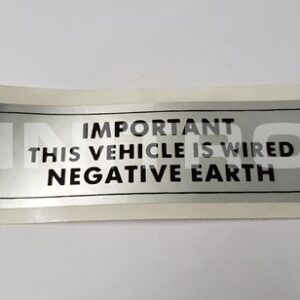 Negative earth-tarra